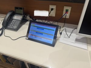 受付用タブレット